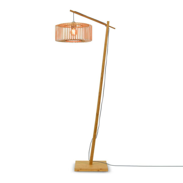 Naturel bamboe bohemian vloerlamp GOOD&MOJO Bromo