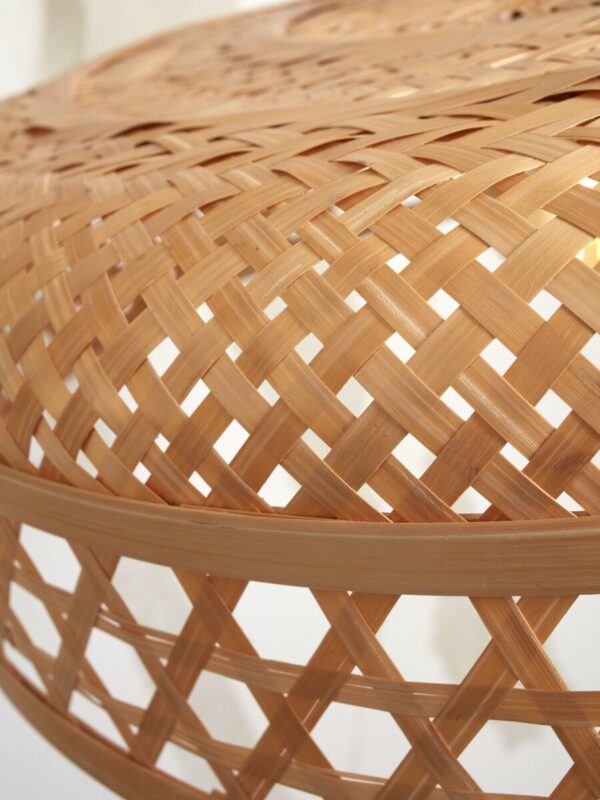 Ronde naturel bamboe bohemian hanglamp GOOD&MOJO Ubud - Image 7