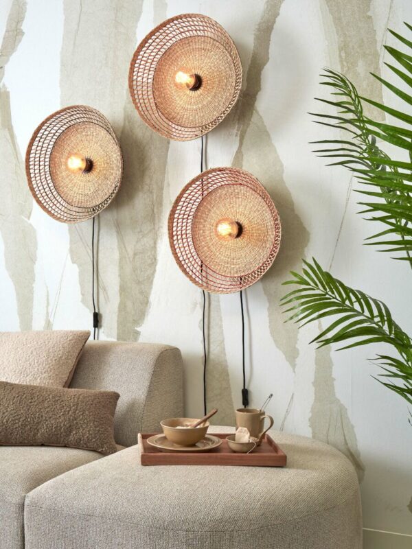 Boheemse wandlamp seagrass rood GOOD&MOJO Pantanal - Image 5