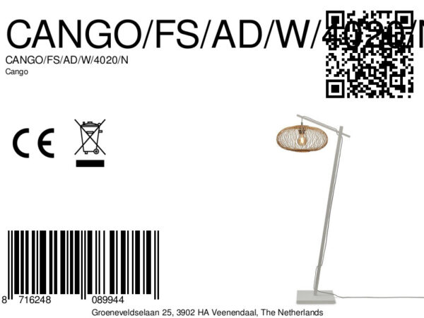 Bohemian bamboe vloerlamp naturel GOOD&MOJO Cango - Image 11