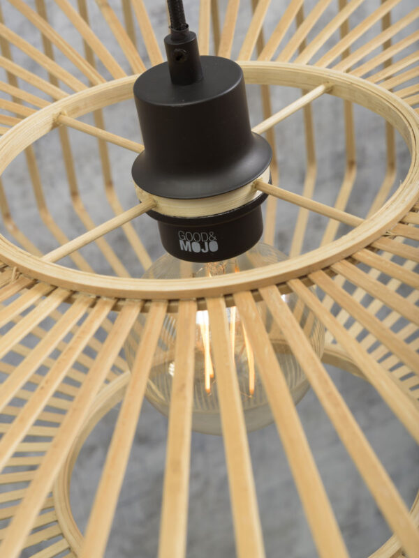 Naturel bamboe bohemian wandlamp GOOD&MOJO Bromo - Image 7