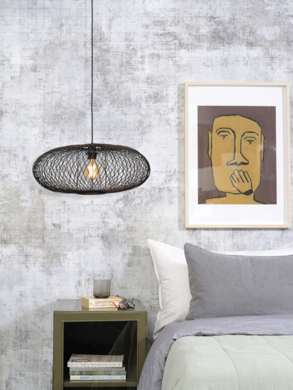Zwarte bamboe Boheemse hanglamp GOOD&MOJO Cango - Image 10