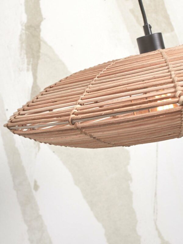 Boheemse bamboe rotan naturel vloerlamp GOOD&MOJO Tanami - Image 6
