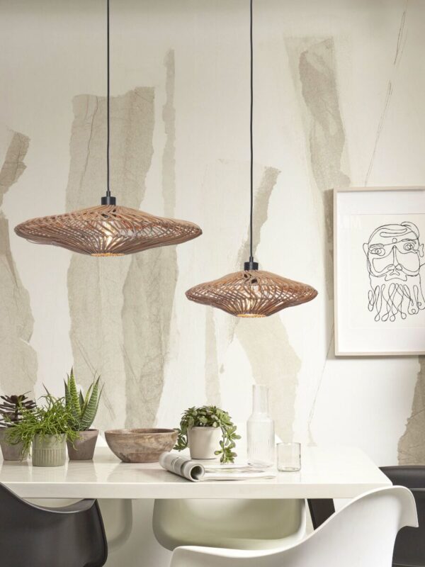Ronde bohemian hanglamp naturel rotan GOOD&MOJO Zanzibar - Image 8