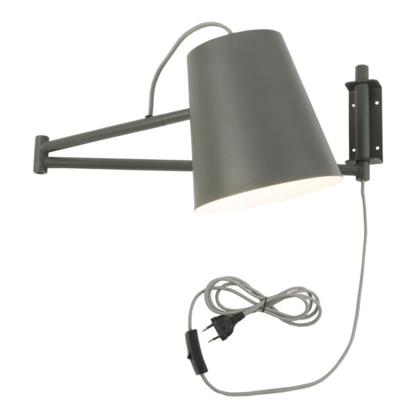 Grijze retro metalen wandlamp It's About RoMi Brisbane