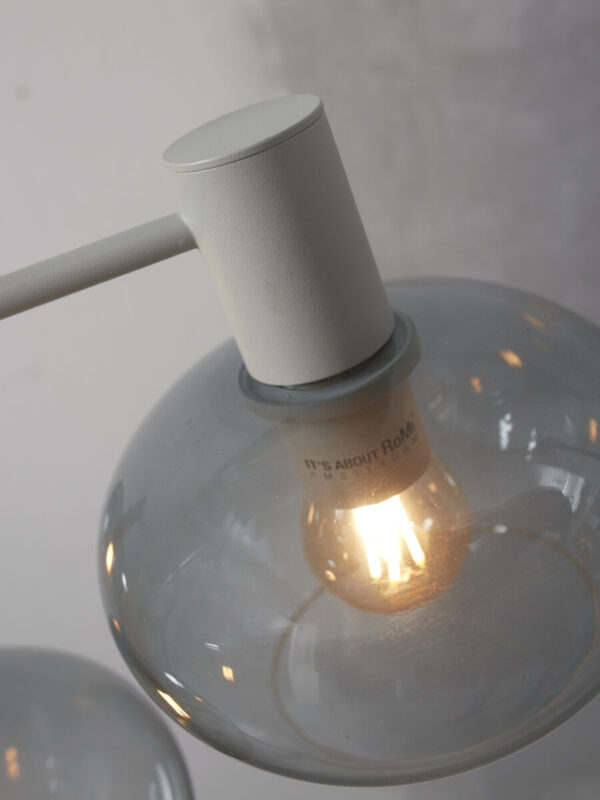 Grijs metaal moderne glazen hanglamp It's About RoMi Bologna - Image 6