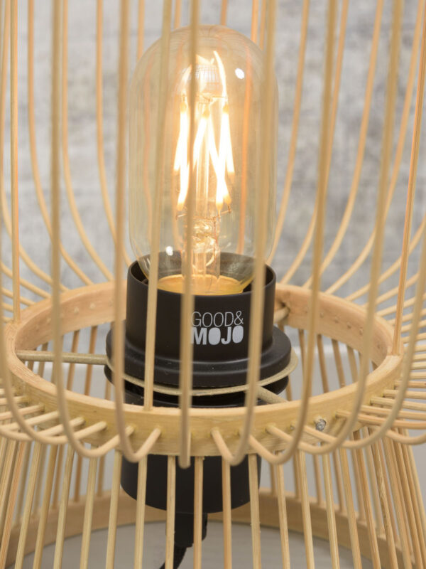 Boheemse tafellamp bamboe naturel-zwart GOOD&MOJO Cango - Image 7