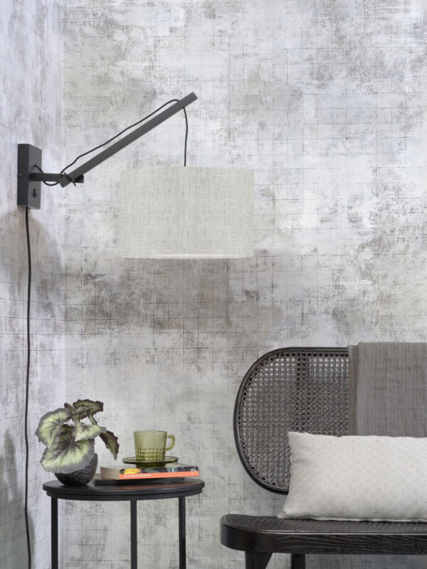 Witgrijze wandlamp enkelgewricht GOOD&MOJO Andes - Image 5