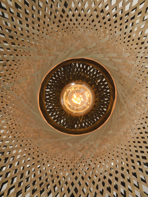 Wandlamp bohemian schotelvorm naturel zwart GOOD&MOJO Kalimantan - Image 7