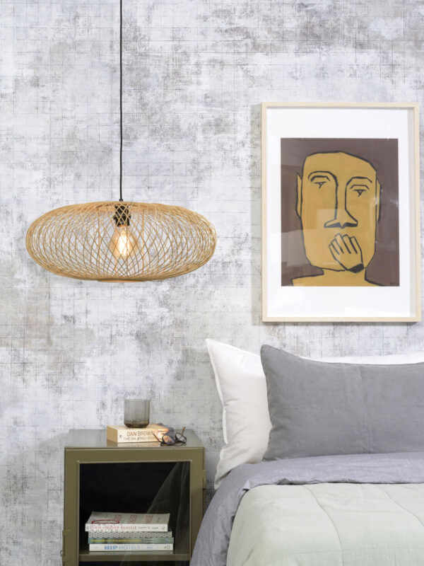 Naturel-bamboe zwarte bohemian hanglamp GOOD&MOJO Cango - Image 10