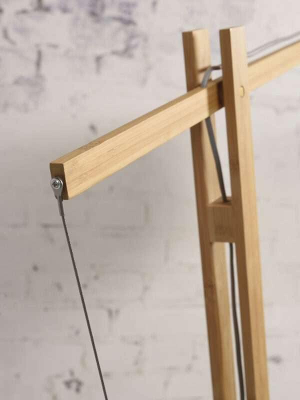 Bamboe vloerlamp naturel-zwart bohemian GOOD&MOJO Cango - Image 7