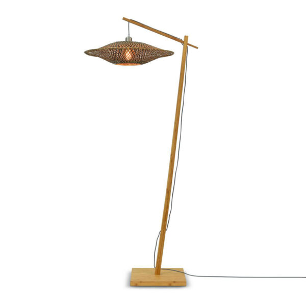 Naturel vloerlamp ufo middelgroot GOOD&MOJO Bali
