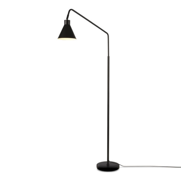 Retro zwarte vloerlamp trechterkap It's About RoMi Lyon