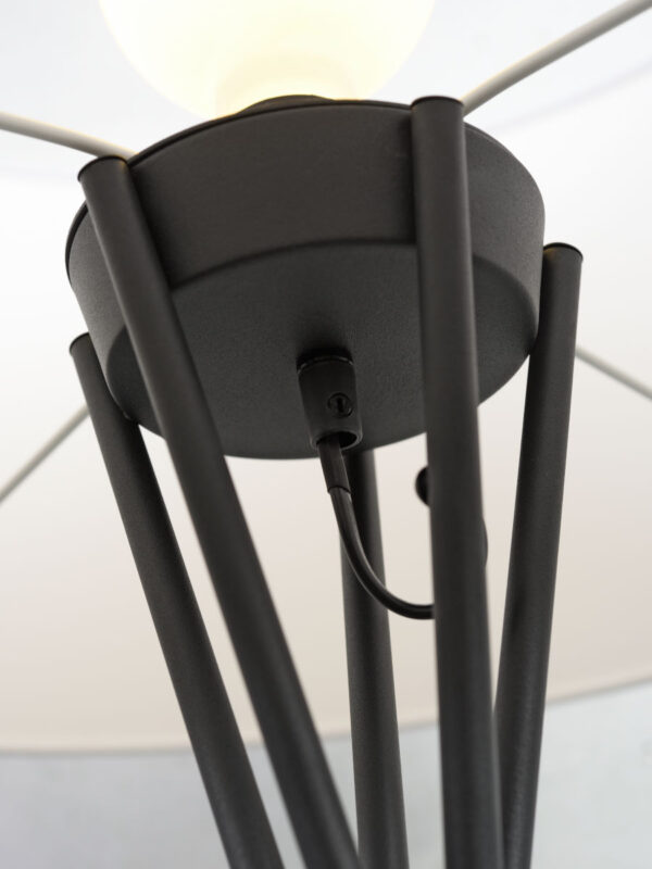 Witte 5-potige vloerlamp metaal/katoen It's About RoMi Lima - Image 4