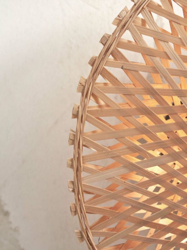 Naturel bohemian bamboe wandlamp XS GOOD&MOJO Kalimantan - Image 7