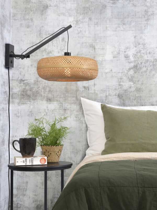 Naturel bamboe bohemian wandlamp GOOD&MOJO Palawan - Image 5