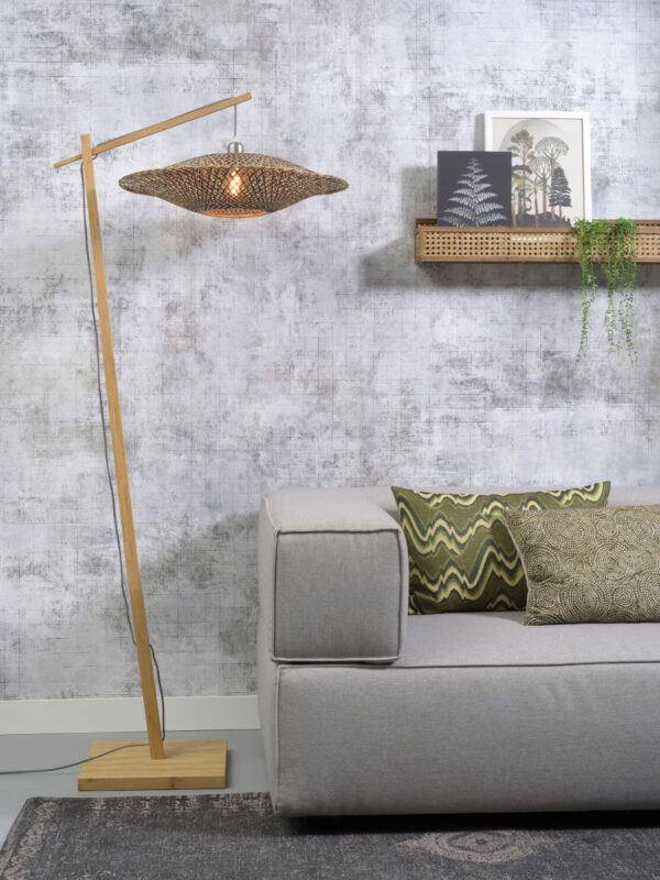 Naturel vloerlamp ufo middelgroot GOOD&MOJO Bali - Image 2