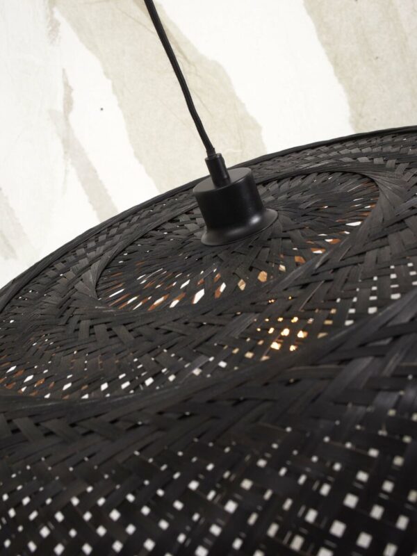 Zwart naturel bamboe hanglamp Boheems GOOD&MOJO Ubud - Image 3