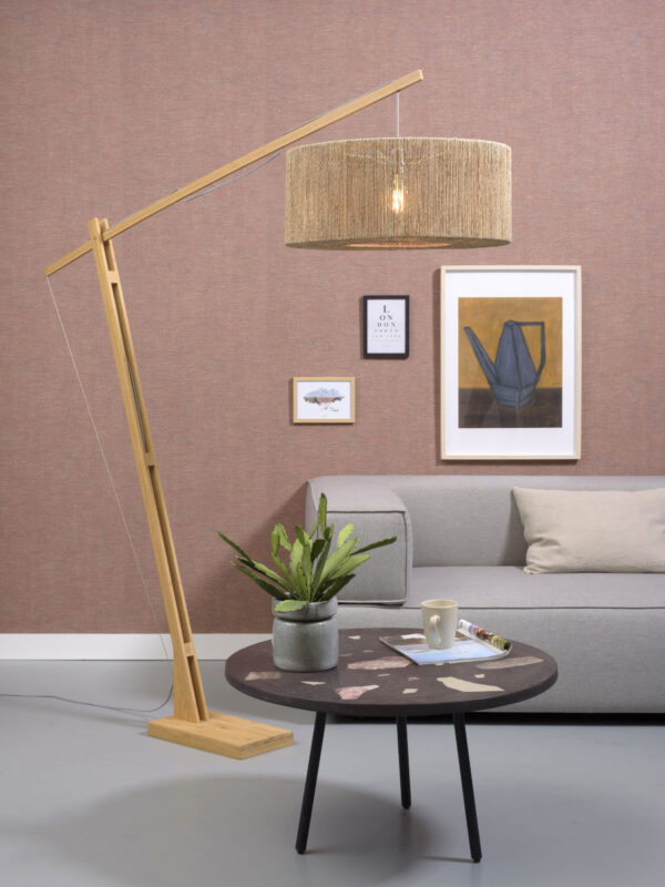 Riet naturel bamboe vloerlamp Boheems GOOD&MOJO Iguazu - Image 2