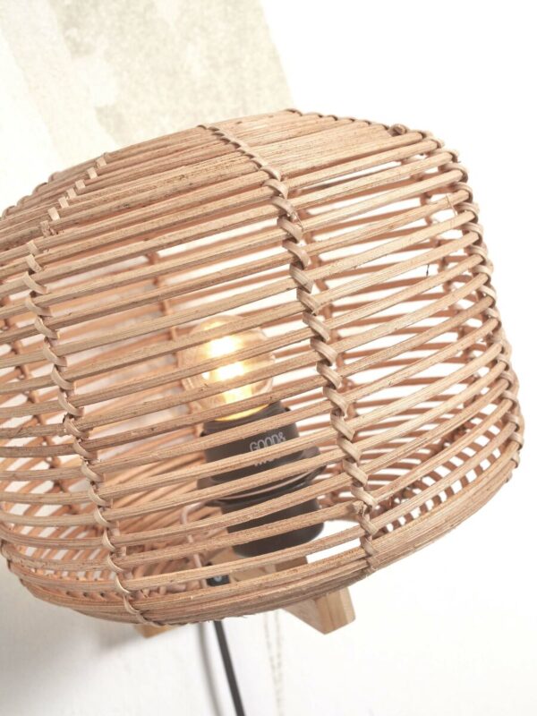 Rotan naturel bohemian wandlamp GOOD&MOJO Tanami - Image 7