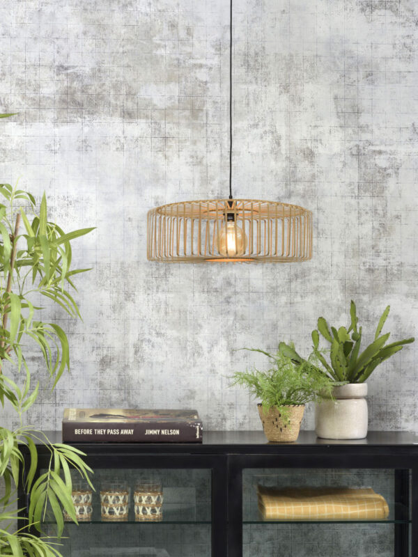 Bamboe zwarte-naturel bohemien hanglamp GOOD&MOJO Bromo - Image 9