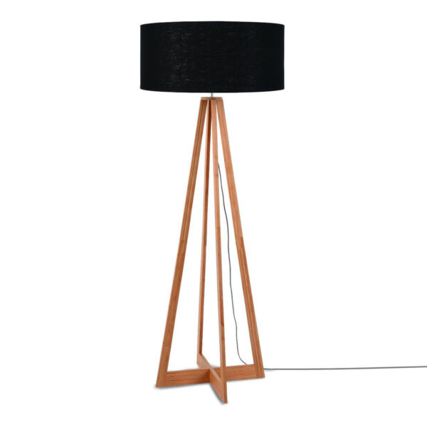 Zwarte vloerlamp 3-hoek GOOD&MOJO Everest