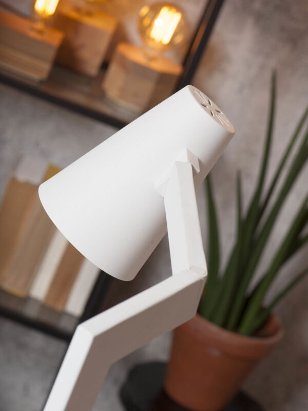 Wit metalen draaibare vloerlamp It's About RoMi Biarritz - Image 3