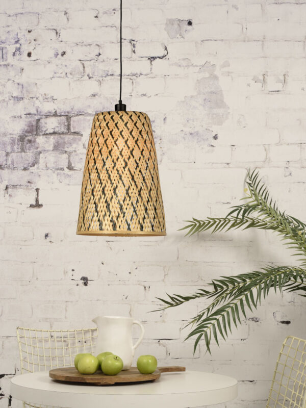 Hanglamp bamboe zwart naturel bohemian GOOD&MOJO Kalimantan - Image 10