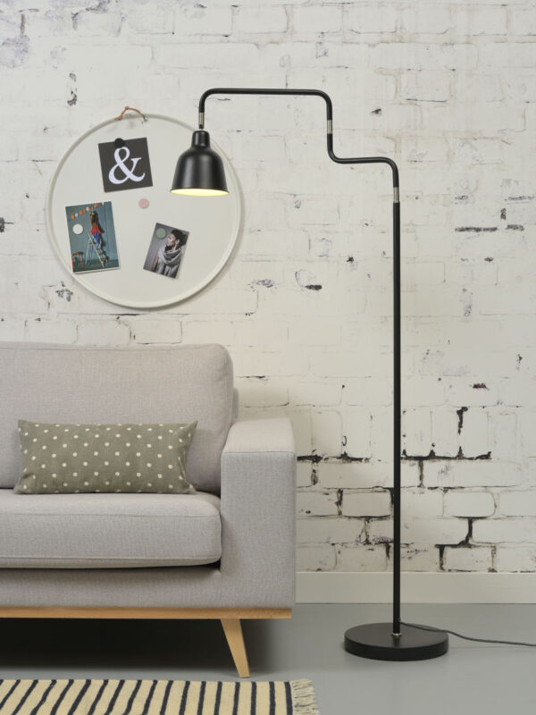Kronkelige verstelbare vloerlamp zwart It's About RoMi London - Image 2