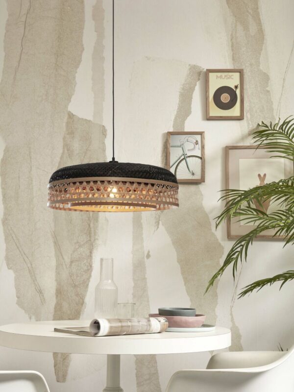 Zwart-naturel bamboe metaal bohemien hanglamp GOOD&MOJO Ubud - Image 10