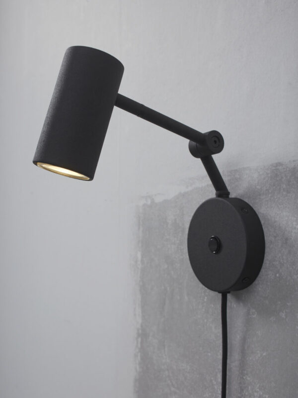 Retro zwarte wandlamp metaal It's About RoMi Montreux - Image 4