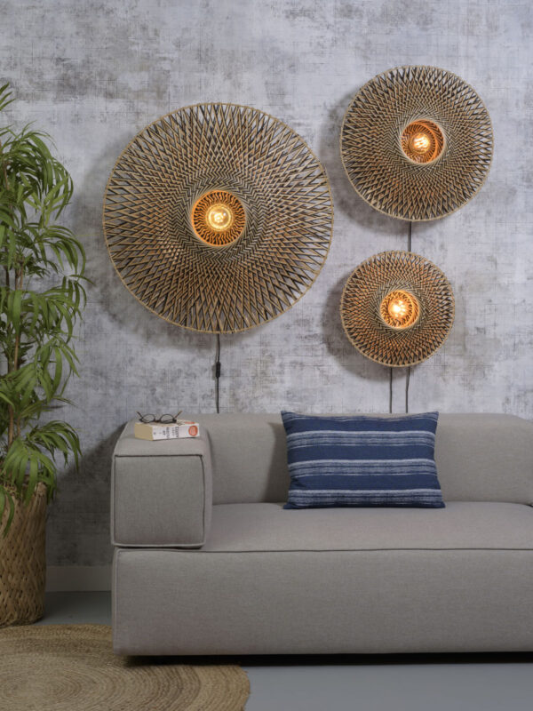 Wandlamp ufo middelgroot GOOD&MOJO Bali - Image 10