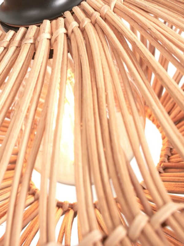 Rotan metalen naturel bohemian plafonnière GOOD&MOJO Zanzibar - Image 6