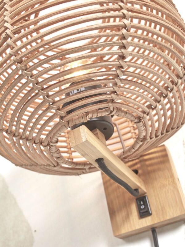 Rotan naturel bohemian wandlamp GOOD&MOJO Tanami - Image 6