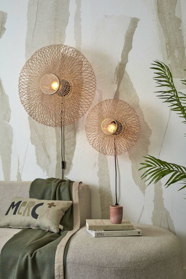 Wandlamp boheems naturel bamboe GOOD&MOJO Cango - Image 5