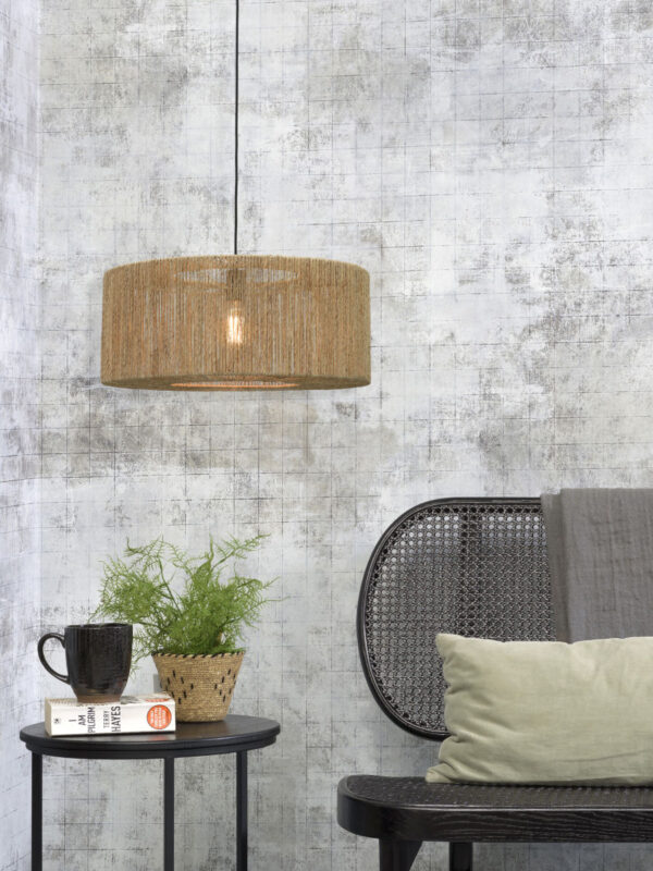 Rieten zwarte naturel bohemian hanglamp GOOD&MOJO Iguazu - Image 10