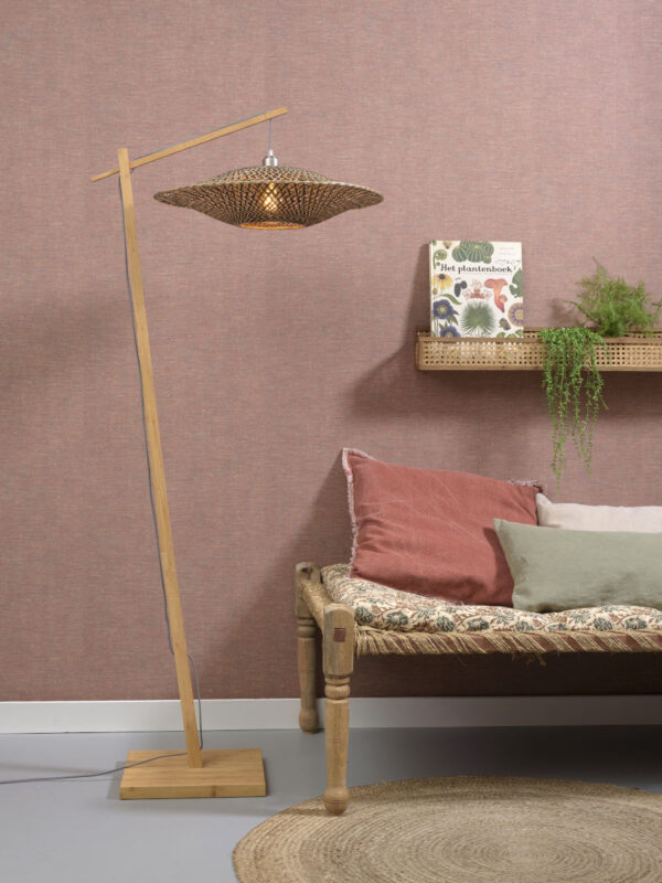 Naturel vloerlamp ufo middelgroot GOOD&MOJO Bali - Image 4