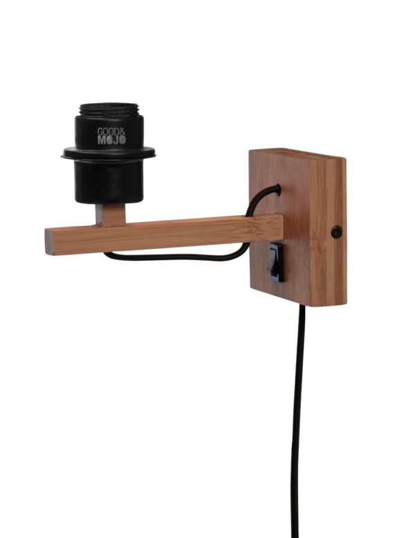 Rotan metaal wandlamp bohemian naturel GOOD&MOJO Tanami - Image 8