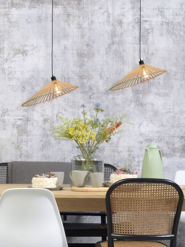 Hanglamp zwart-naturel bamboe bohemian GOOD&MOJO Bromo - Image 5