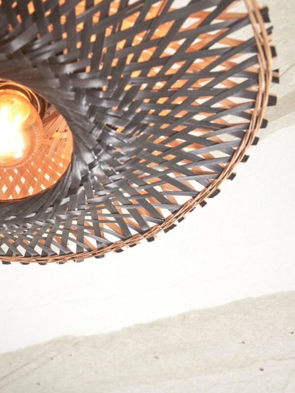 Plafondlamp ringvorm bamboe zwart XS GOOD&MOJO Kalimantan - Image 4