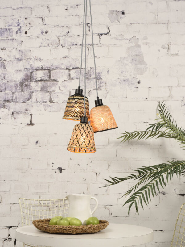 Bamboe zwart naturel Boheemse hanglampen GOOD&MOJO Kalimantan - Image 10