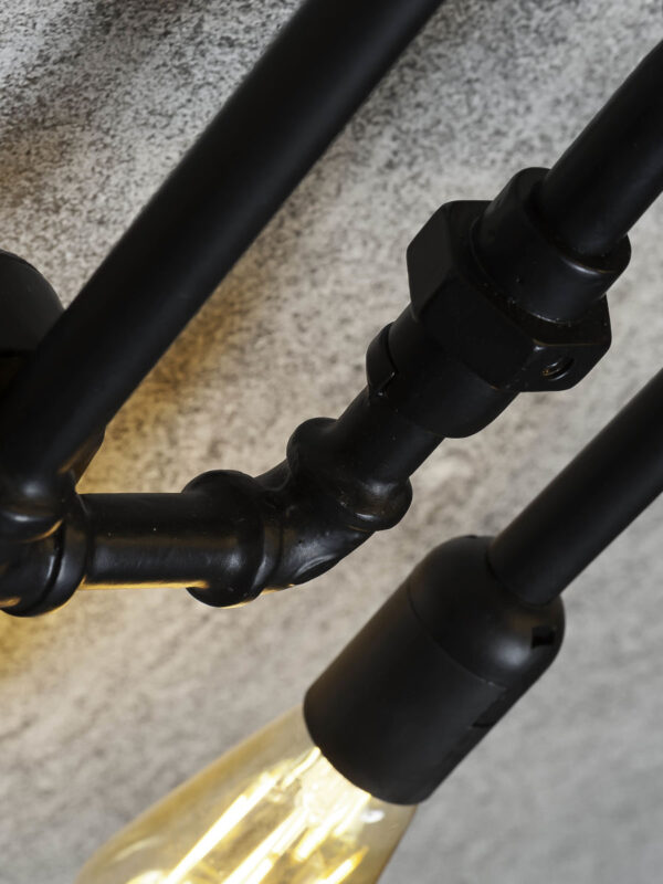 Metalen wandlamp zwart retro It's About RoMi Nashville - Image 3