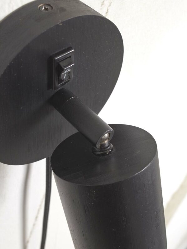 Bamboe bohemian zwarte wandlamp GOOD&MOJO Java - Image 7