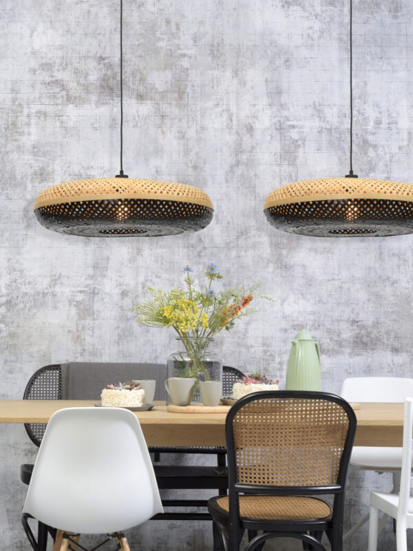 Zwart naturel hanglamp bamboe bohemian GOOD&MOJO Palawan - Image 5