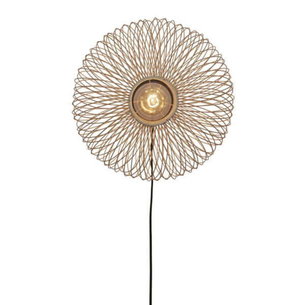 Wandlamp boheems naturel bamboe GOOD&MOJO Cango