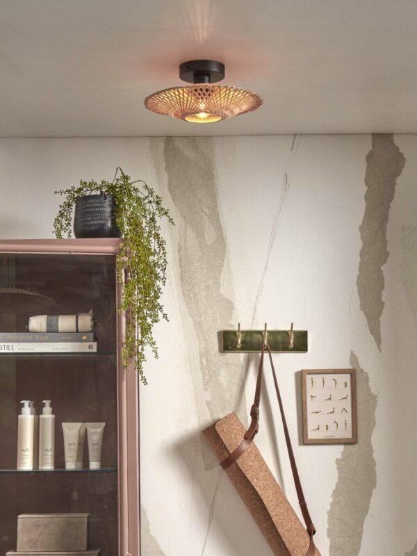 Ringvorm plafondlamp bamboe naturel XS GOOD&MOJO Kalimantan - Image 2