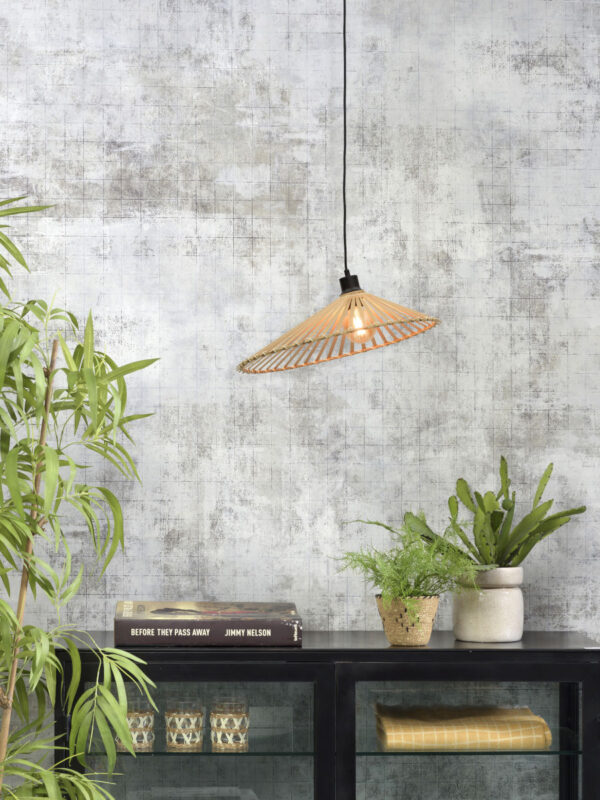 Bohemien hanglamp naturel-zwart bamboe GOOD&MOJO Bromo - Image 8