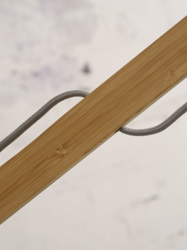 Blauwe linnen Scandinavische vloerlamp GOOD&MOJO Montblanc - Image 3