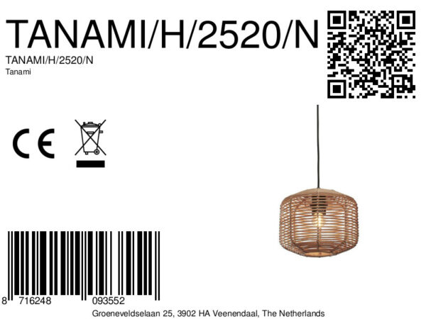 Hanglamp boheems metaal rotan naturel GOOD&MOJO Tanami - Image 14