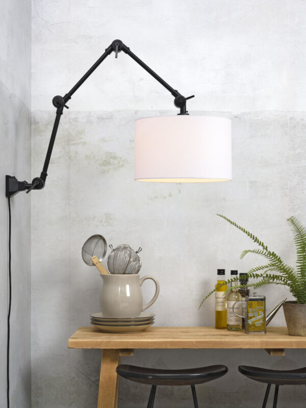 Retro metalen wandlamp wit It's About RoMi Amsterdam - Image 2